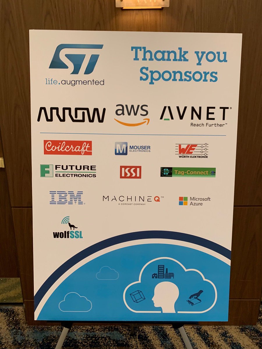 wolfSSL's tweet photo. Come say hi at @stworld #STTechCon2019 and learn about how we support #Connectedhome. #smarthome #IoT #wolfssl #STPartner #SecureYourConnectivity https://t.co/kux0jfvWpd