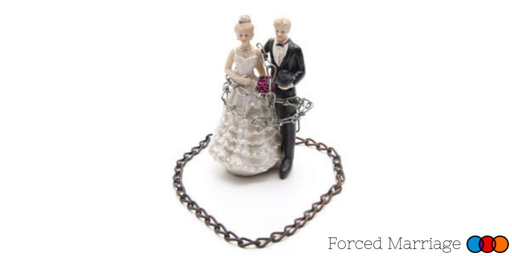 FRYPwebsite's tweet photo. A forced marriage is one that is performed without the valid consent of one or both parties involved. Forced marriage, is against a person’s human rights and can be classed as domestic or even child abuse. Find out more here: https://t.co/sg68LX1rfO #ForcedMarriage https://t.co/o0yOv3EBAn