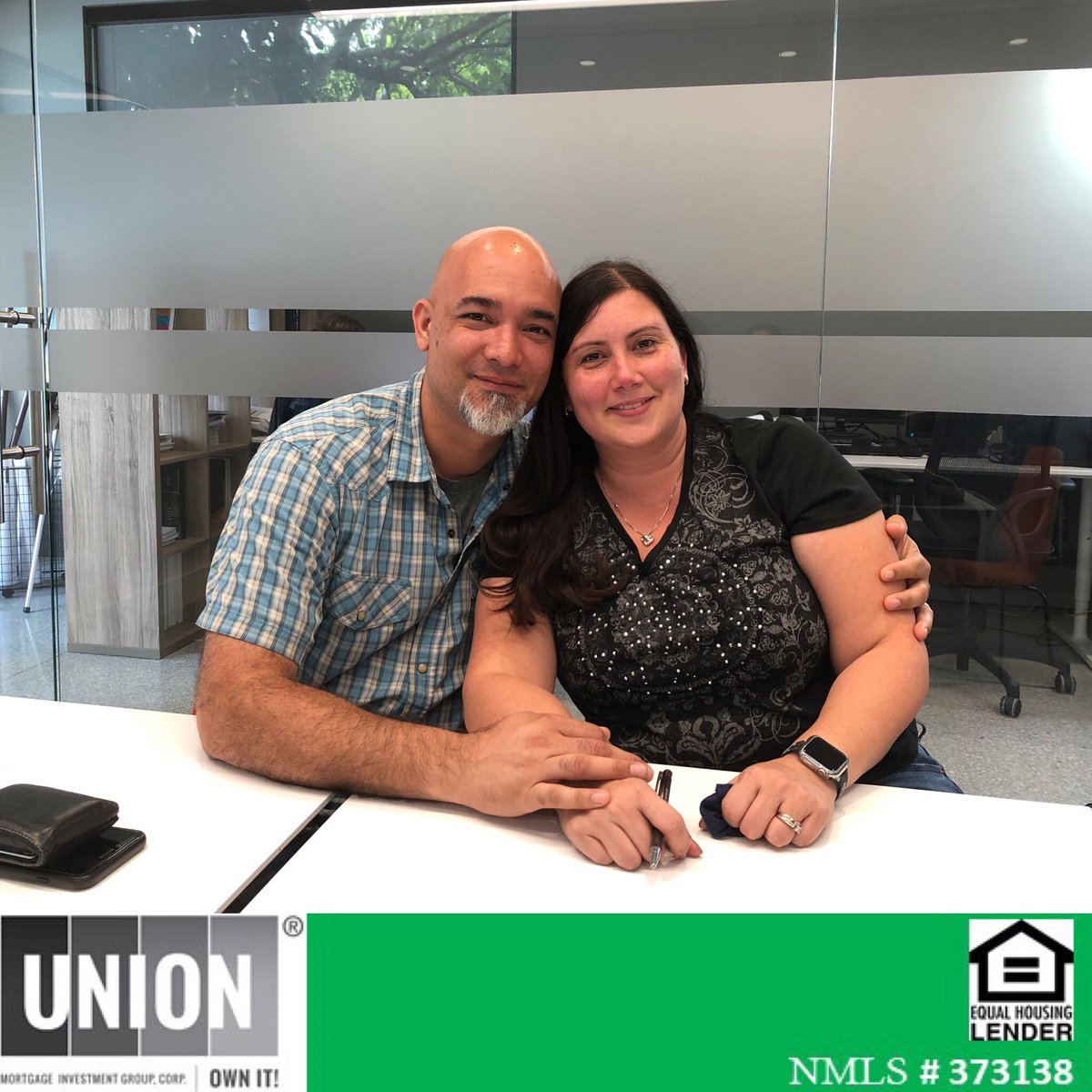 SonyaKulcar's tweet photo. Application alert! Congratulations Nancy and Jose on your first step. We look forward to seeing you at the closing table! 
#umgownit 
#uniongetsitdone 
#therightmortgageeverytime https://t.co/UOuBsRd60n