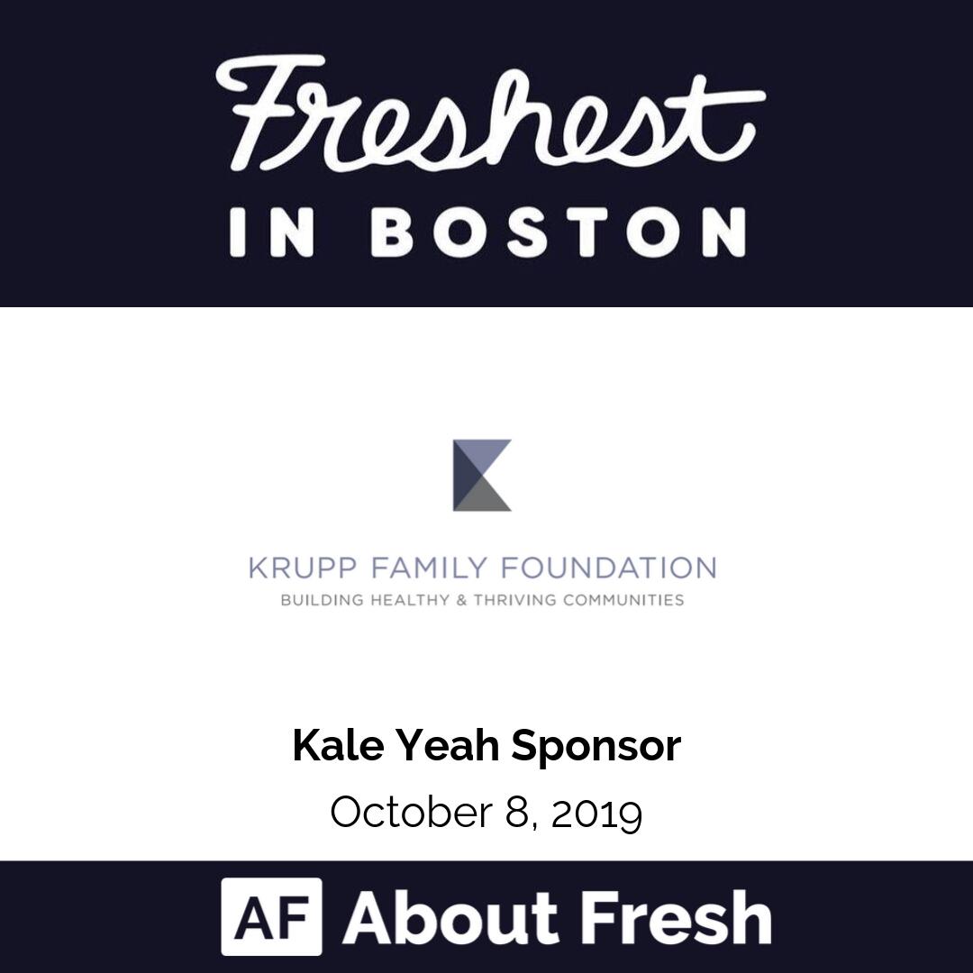 FreshTruck's tweet photo. Freshest in Boston is exactly two weeks away and we are excited to celebrate with the Krupp Family Foundation! ๐ #FreshestInBoston #KruppFamilyFoundation https://t.co/guRGyethY9