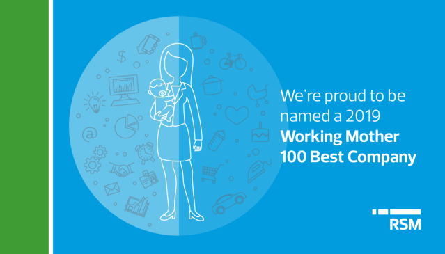 For the 13th time, <a href="/_WorkingMother_/">Working Mother</a> named <a href="/RSMUSLLP/">RSM US LLP</a> to its 2019 Best Companies list . rsm.buzz/2mVkizV