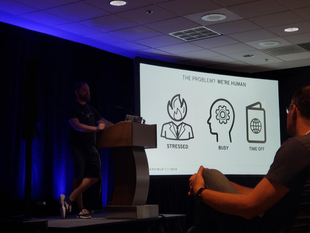 itnet7's tweet photo. #AnsibleFest2019 Secrets management with Cyberark and Ansible. https://t.co/M8bvFc6fwq
