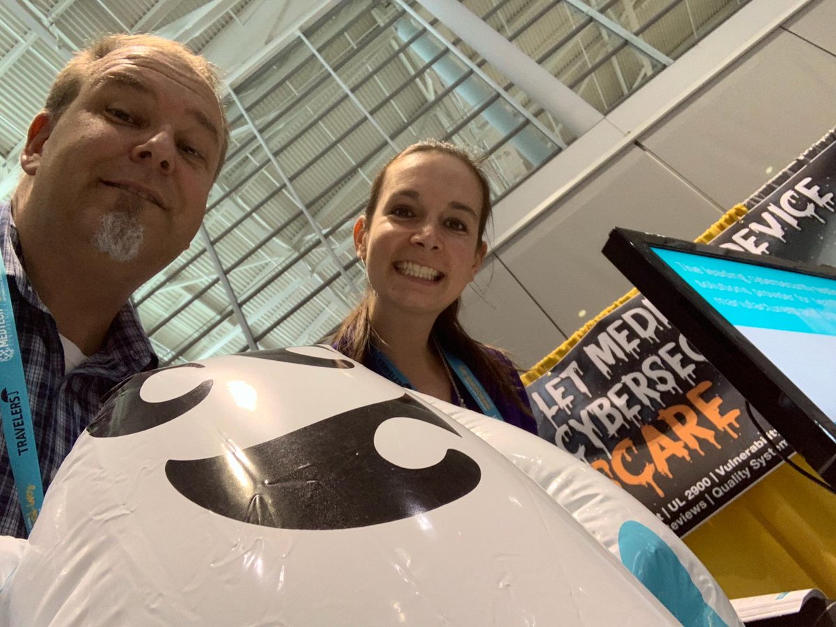 MedSecTeam's tweet photo. Come say hi to @Andy_InfoSecGuy and Stephanie Domas at booth 260 and pick up some Boo-Tastic candy and refreshments!! @MedSecTeam #MedTechCon #MedTech #MedicalDeviceCybersecurity https://t.co/LvMdlxYfaL