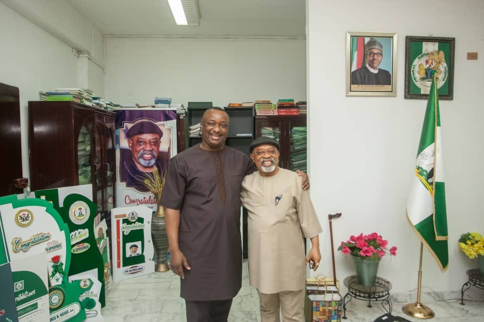 fkeyamo's tweet photo. ON THE MOVE AGAIN: TWO PORTFOLIOS IN TWO MONTHS! Just been redeployed to the Ministry of Labour and Employment to work with my long-time big brother, H.E, Chris Ngige. Thank you, Mr. President for finding me versatile enough to move around. Always ready to serve in any capacity💪 https://t.co/pEQ6lcpXSO
