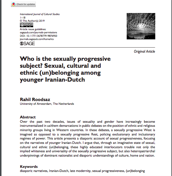 International Journal of Cultural Studies on Twitter: