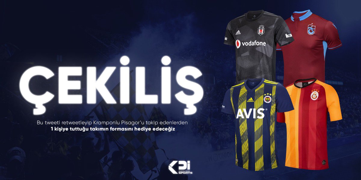 Bu tweeti RT edip bizi takip edenlerden bir kişiye tuttuğu takımın formasını hediye edeceğiz.