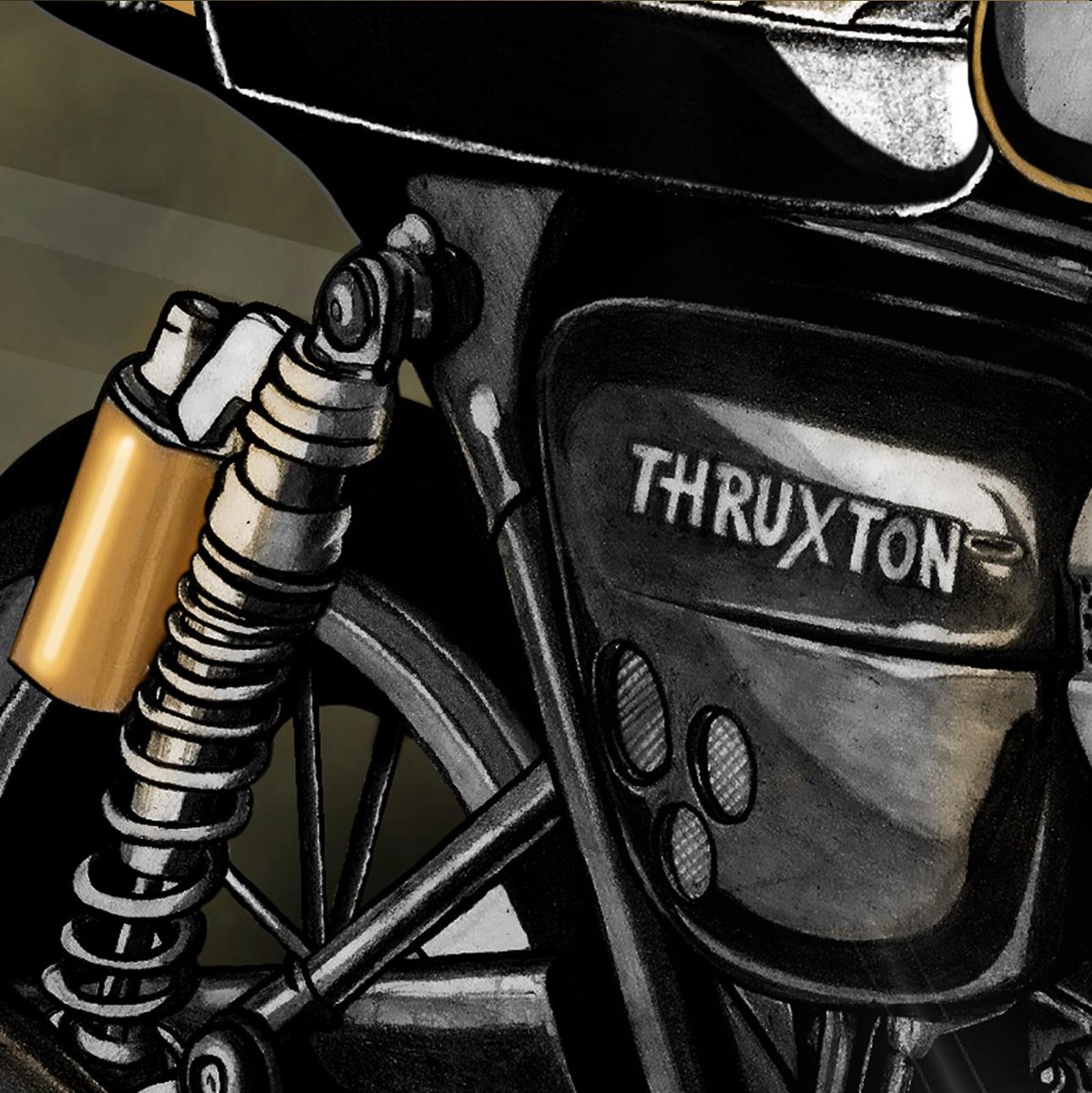 Traditional art always will be welcome at Sublime. We were asked to create a poster from the client's Thruxton by <a href="/OfficialTriumph/">Triumph Motorcycles</a>  which is the 16th out of 750 motorcycles they're producing. A work of art itself!

#illustration #art #traditionalart #artwork #motorcycle