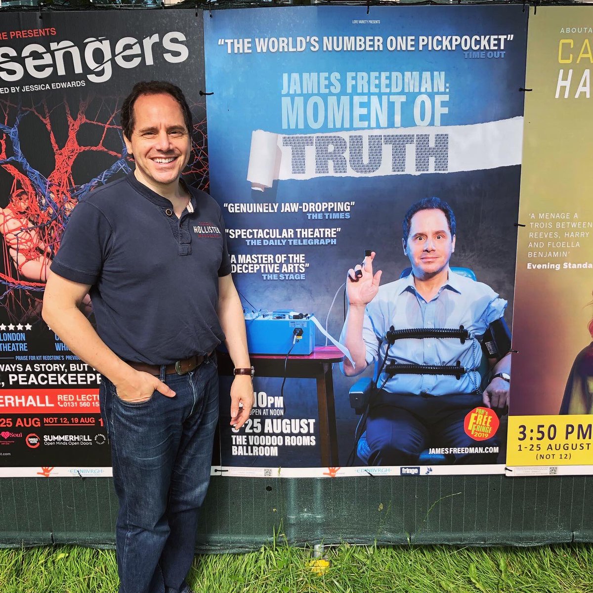 LoveVarietyShow's tweet photo. A little souvenir from the Fringe... https://t.co/1eiLWGedn4