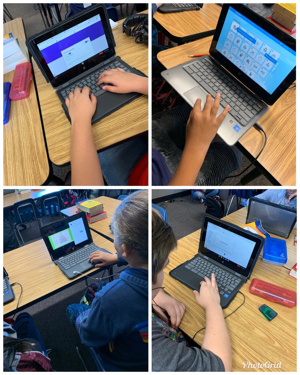 mrs_irwin312's tweet photo. @Blindley15 using #DigitalPlaylists & #SmallGroupInstruction to support ALL his students. Using #GoogleForms, #GoogleClassroom, @quizlet, @typingclub, & @edpuzzle to make the magic happen. ππΎπ‘#CVMScougarPRIDE #YouBelongCV #cvWoW @CajonValleyMS https://t.co/N0NjSkfZiK
