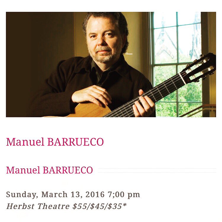 Grab your tickets now before it’s too late! <a href="/sfperformances/">SF Performances</a> <a href="/OmniConcerts/">OmniConcerts</a> <a href="/ManuelBarrueco/">Manuel Barrueco</a> <a href="/HerbstTheatre/">HerbstTheatre</a>