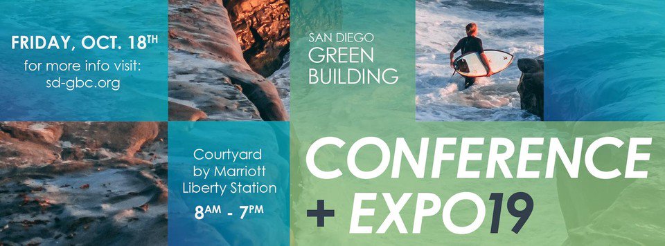 We're excited for <a href="/SD_GBC/">SD Green Building Council</a>'s San Diego Green Building Conference &amp; Expo on October 18!

Join us and <a href="/BrummittEnergy/">Brummitt</a> for "Carbon Counting," a session that covers approaches for eliminating #carbon from the built environment.

Register for #SDGBCE19: bit.ly/2kxAcjd