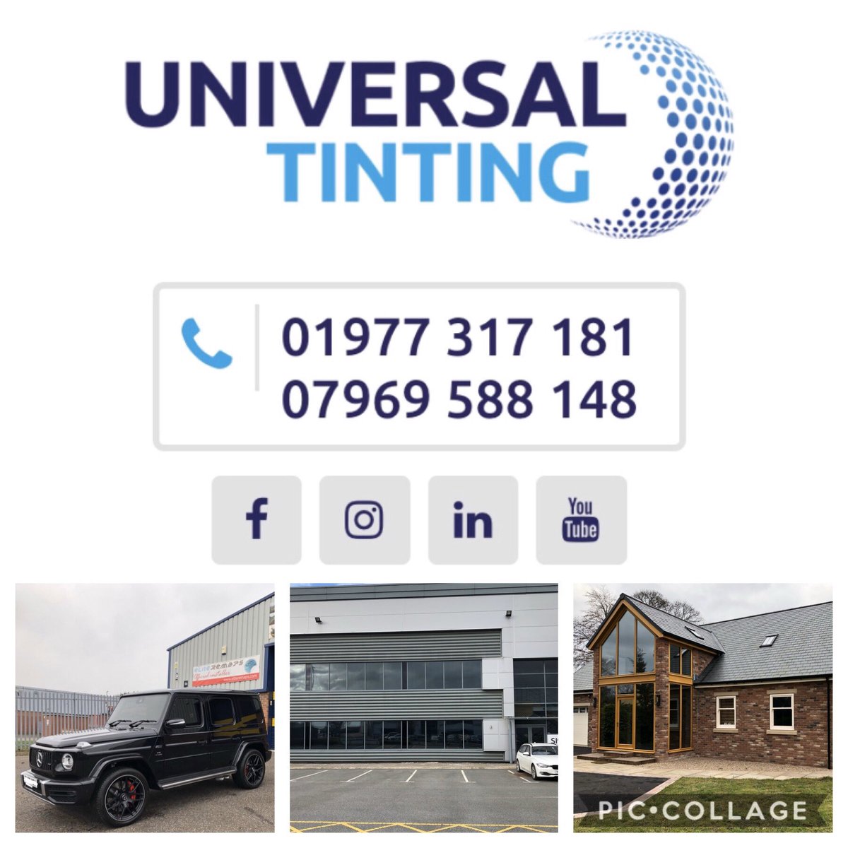 UTWakefield's tweet image. Professional window tinting on vehicles, homes and commercial buildings 
5⭐️ guarantee with 5⭐️ reviews
#barnsleyisbrill #doncasterisgreat #wakefield #windowtinting #Yorkshire2019 #windowfilm 
universaltinting.co.uk