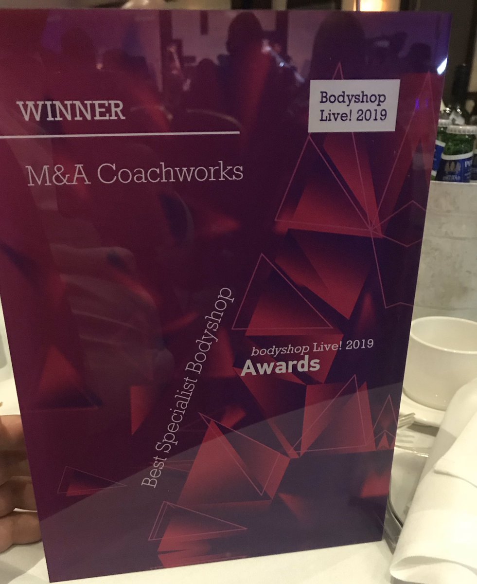 macoachworks's tweet photo. @macoachworks #bodyshoplive #2019 @bodyshopmag #bodyshopoftheyear #awards #fantasticstaff #Hertfordshire #London #Berkshire #heritage #1971  #industryleading #bestspecialistbodyshop #Porsche #Ferrari #Lamborghini #McLaren #Bentley #AstonMartin #Maserati #Tesla https://t.co/VXYxvOW8Gv