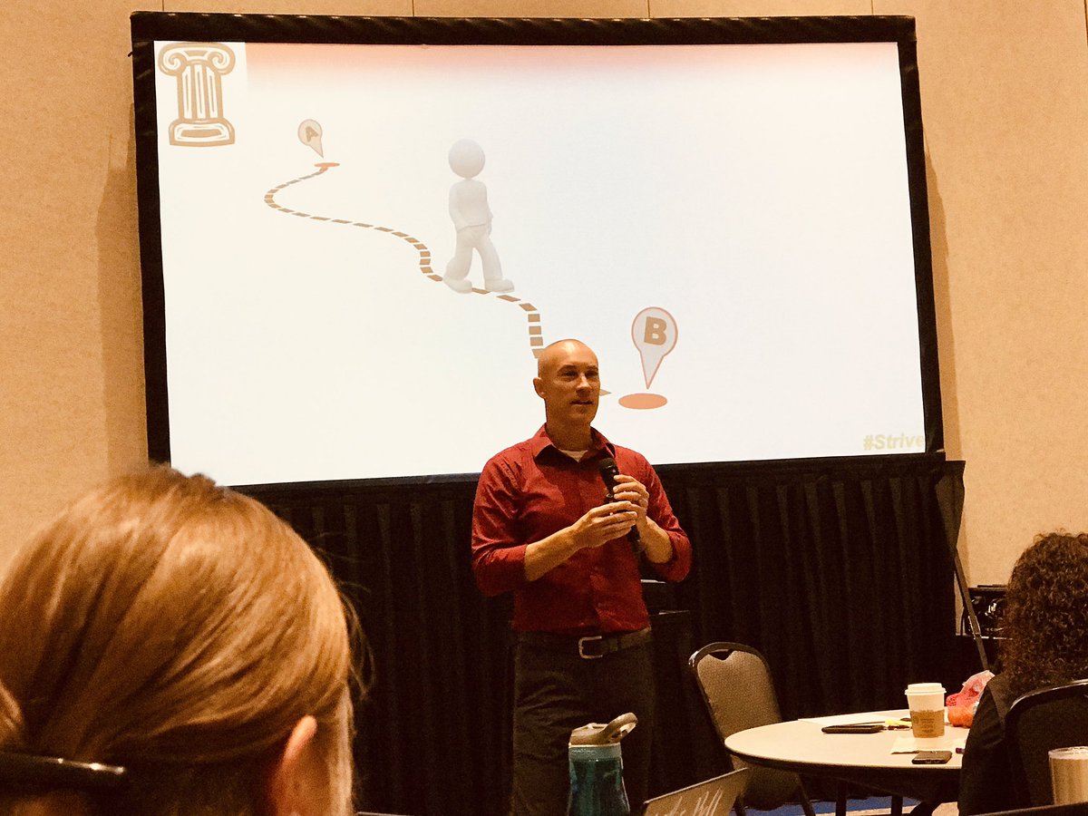 MKMooreCfisd's tweet photo. Thank you @educationhall for helping us get from point A ➡️point B! Had a blast attending this conference with @MrDHobson and Diane over the past 2 days. Thank you for helping us realize “the more reflective we are, the more effective we are!” #CFISDSpirit #EffectiveCoachingModel https://t.co/AP6w4FpFDS