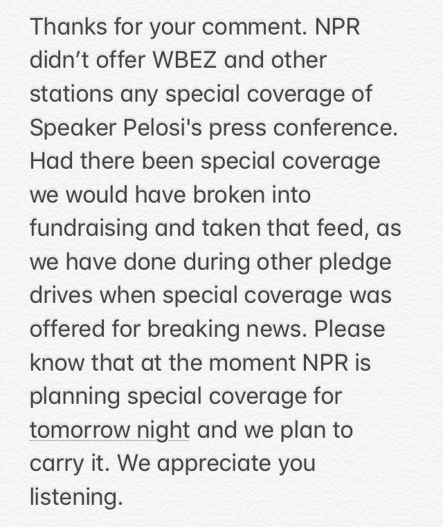 WBEZ Membership tweet media