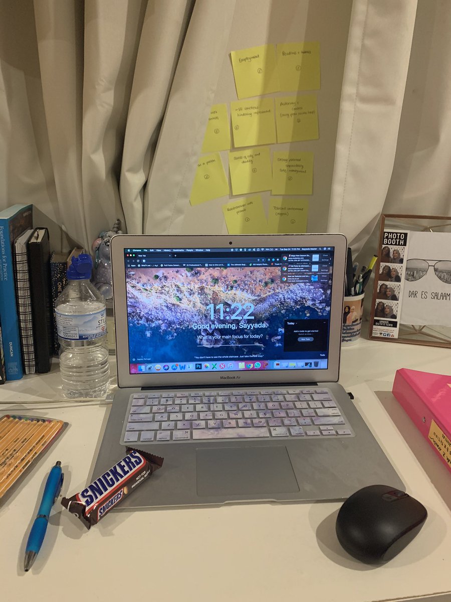 SayyTheOT's tweet image. Got my #thematicanalysis wall started and my methodology chapter going on, not without an unhealthy snack tho #dissertationdiaries #finalyear #otstudent #OT365