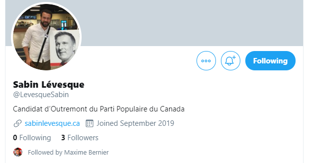 ppclists's tweet photo. Nous venons d’ajouter le compte Twitter de:
We have just added the Twitter account for:

Sabin Lévesque
@LevesqueSabin
Outremont, QC (@ppcoutremont)

à ces listes: / to these lists:
2019 Candidates: https://t.co/HqntTfIfSt
Québec EDAs: https://t.co/DUOJn1odwp https://t.co/b86a1U7DUC