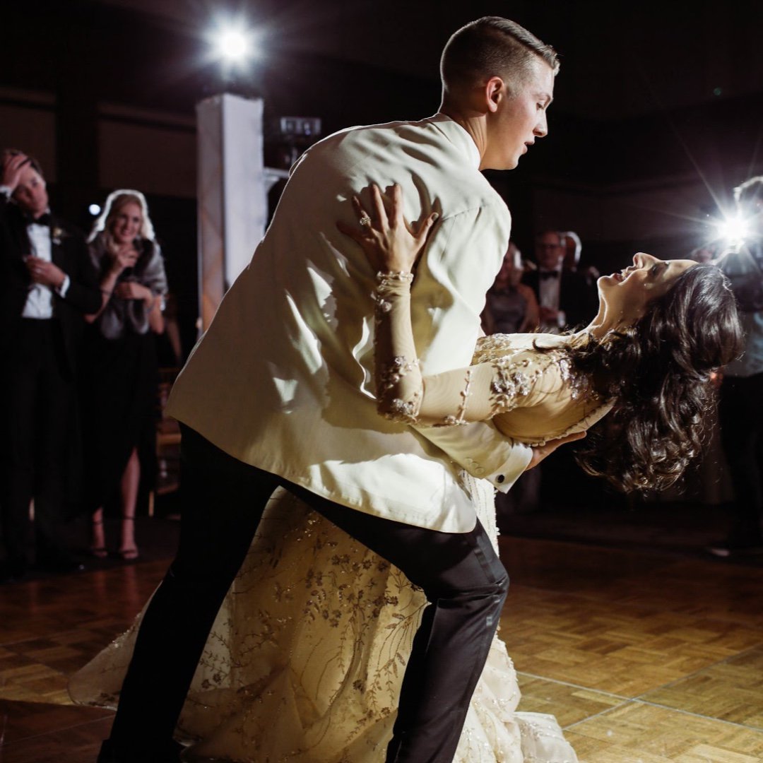 BarbieGurwitz's tweet image. Dance the night away, as we have everything taken care of for your special day! #newfields #natebennett #weddingfirstdance #firstdancewedding #weddingfirstdanceinspiration
