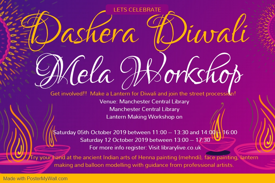 IndianAssociMan's tweet photo. Get involved!! Make a Lantern for Diwali and join the street procession!!
Try your hand at the ancient Indian arts of Henna painting (mehndi), face painting, lantern making and balloon modelling with guidance from professional artists. https://t.co/jGoHWq8yGx