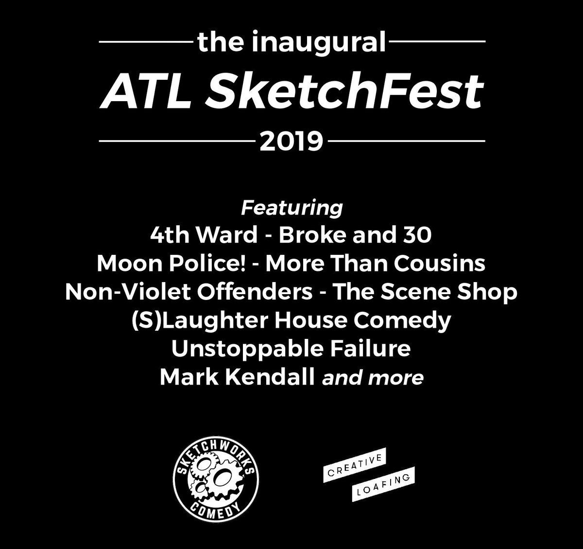 The Inaugural #ATLSF is only two days away -- can you feel/smell/taste the excitement? Eight #sketchcomedy teams will be competing live for the $201.99 grand prize presented by <a href="/sketchworks/">Sketchworks Comedy</a> and <a href="/cl_atlanta/">Creative Loafing ATL</a> -- get your tix at freshtix.com/events/atl-ske…