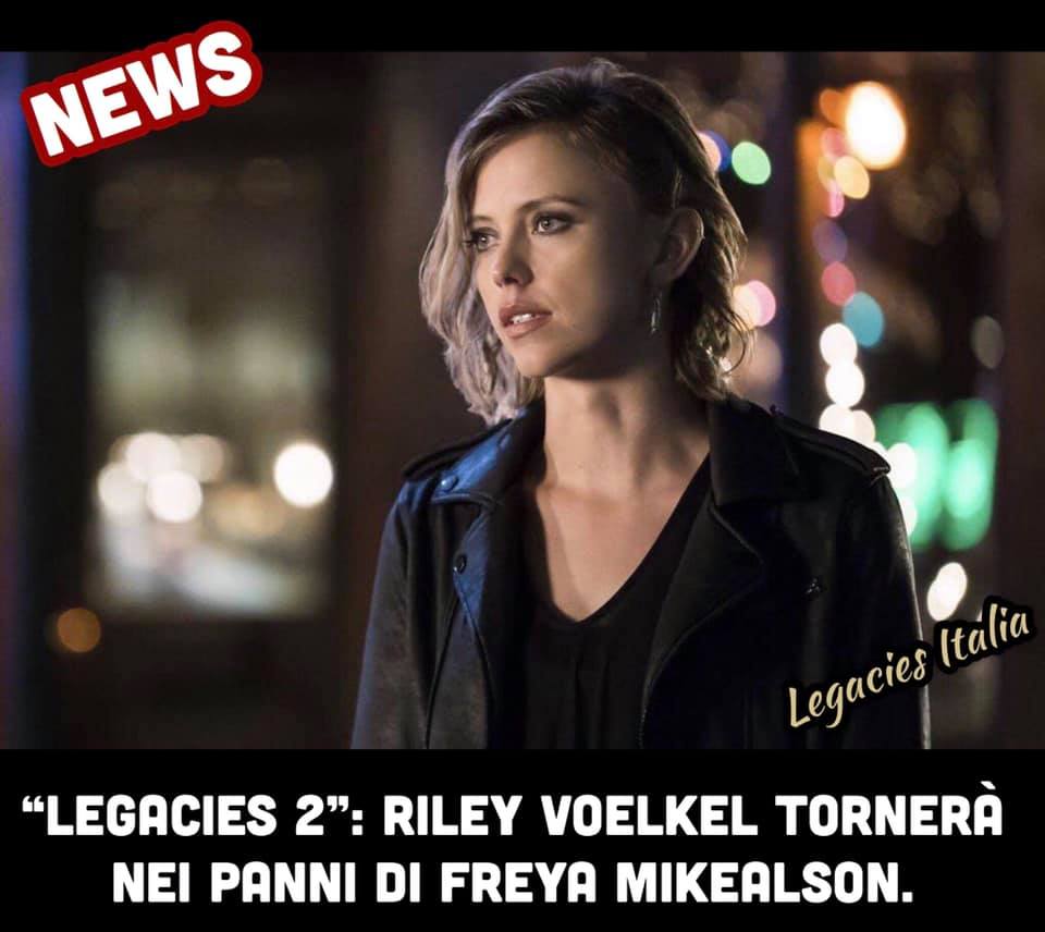 LegaciesI's tweet photo. NEWS
Una delle zie di Hope Mikealson farà presto visita alla nipote.

Riley Voelkel tornerà avestire i panni di Freya Mikaelson nel sesto episodio della seconda stagione di #Legacies.
https://t.co/acI3uaOoAx https://t.co/GA86dZWjFz