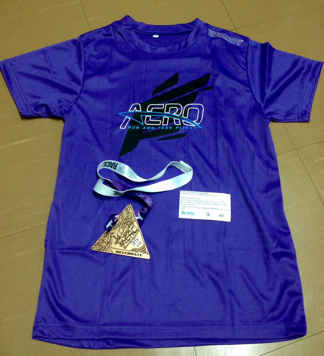 analieyagan's tweet photo. Aerorun Finisher yeh 😇🎊 #VirtualRacePh https://t.co/JvUfkufZlt