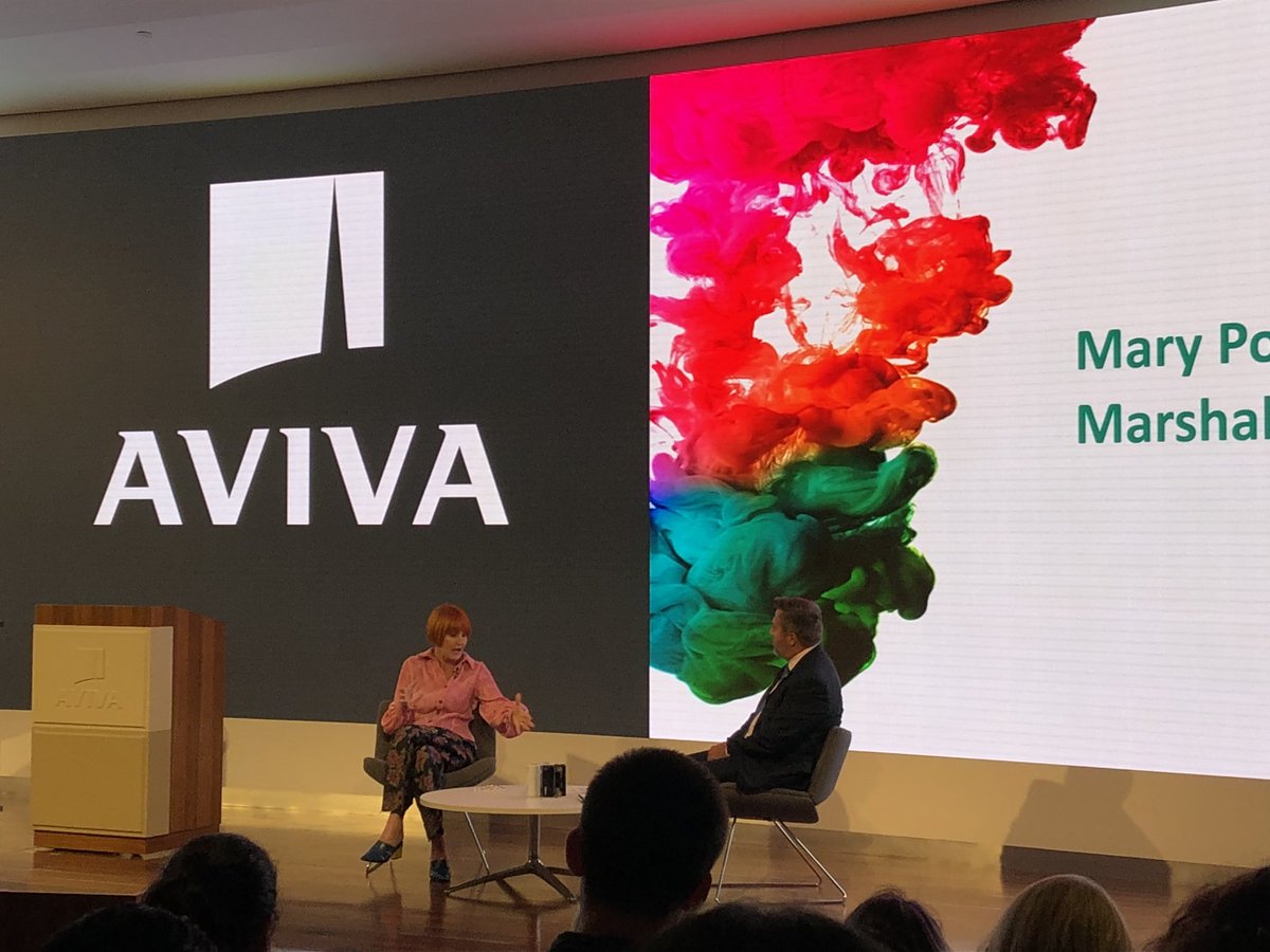 A riveting discussion @AvivaUK this evening with @maryportas speaking @DiveInFest So refreshing to hear more about the value of kindness & compassion in business and how being in tune to your own frequency is when you’re alive and at your best #inclusionimpact #EverydayInclusion