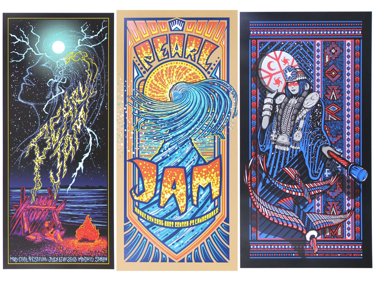 THIS SATURDAY! See the Pearl Jam: Live in Two Dimensions poster exhibit & meet artist Brad Klausen @ Haight Street Art Center. Sat 9/28 12-6pm. Free!

#PJin2D #PearlJam #BradKlausen #posters #posterart #gigposters #haight #haightst #haightstreet #SF #BostonRedSox #SeattleMariners