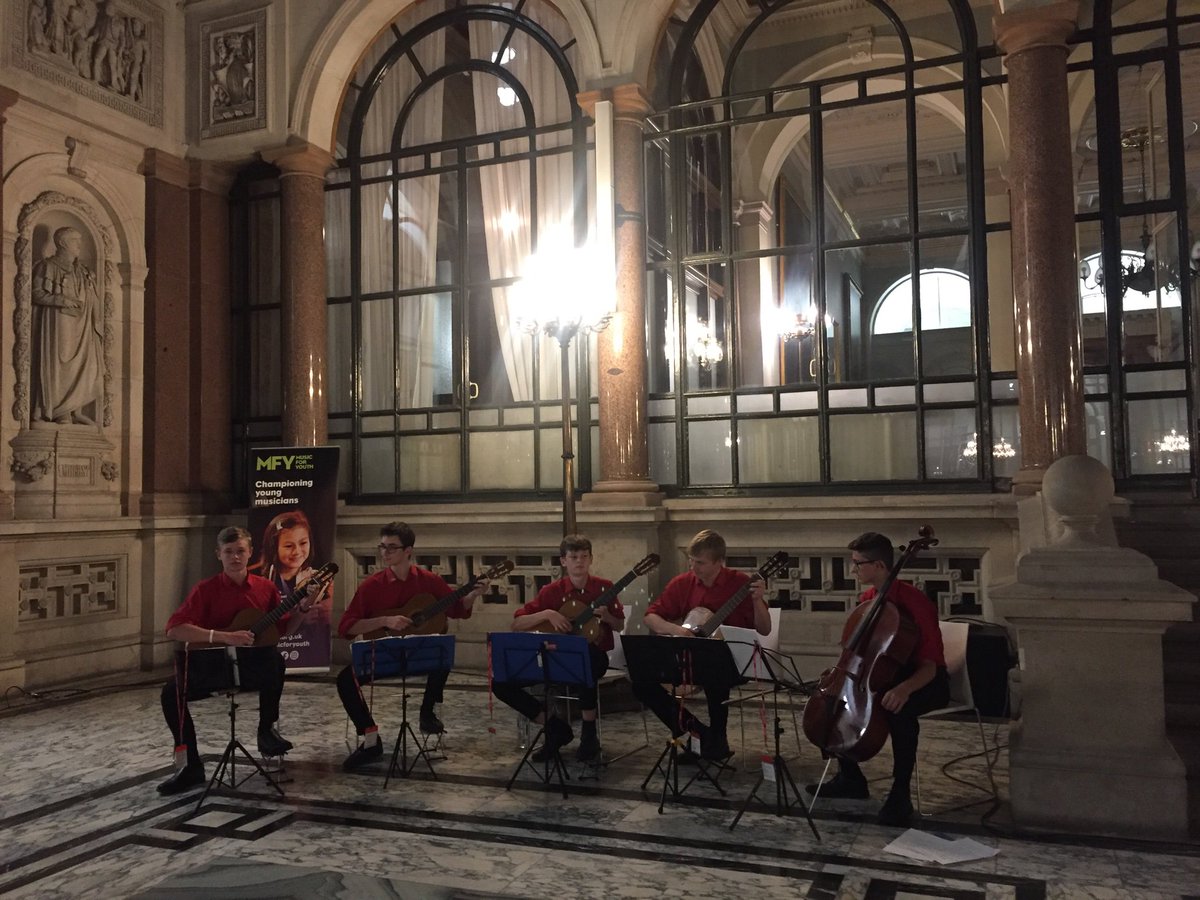 musicforyouth's tweet photo. Brilliant performance from Otono Quintet at @foreignoffice @educationgovuk reception! Thank you @ace_national for asking us &amp; @highworthmusic &amp; @NKSkent for bringing your excellent young musicians #MusicEducation https://t.co/GS3HqVft2C