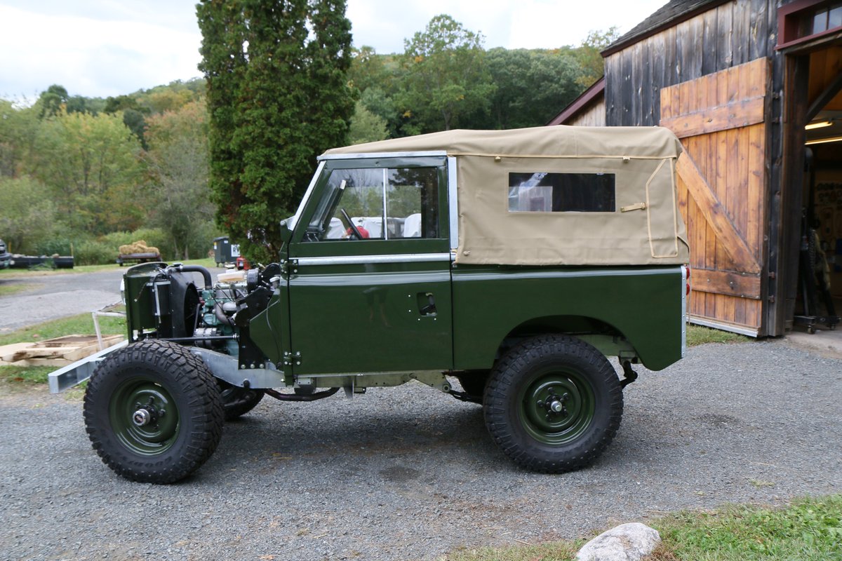 A work in progress: 1964 Series IIA #LandRover