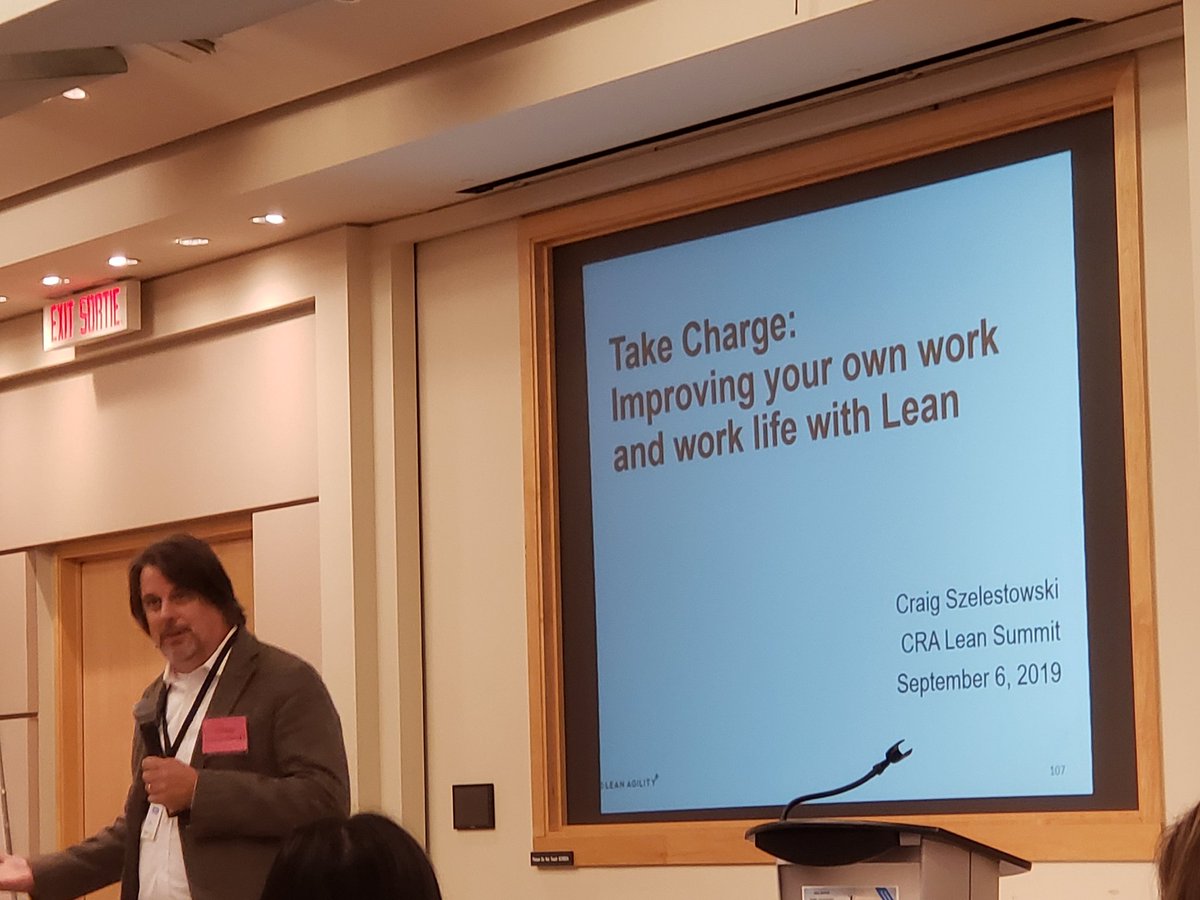 InaMelbourne's tweet photo. Looking forward to hearing about improving my work and work life with Lean from one of my Lean Coaches Craig Szlestowski of Lean Agility! https://t.co/iFmU5MYmNc