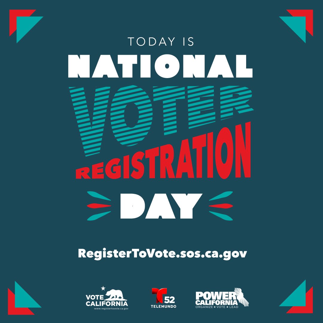 CASOSVote's tweet photo. Today Secretary Padilla, @TELEMUNDO52 & @PowerCANow visited Mendez High School in #BoyleHeights as part of #NationalVoterRegistrationDay! Students were encouraged to register & pre-register so that they could be active participants in our democracy #VoteCalifornia #VoteSure https://t.co/QQvxc5jtjD