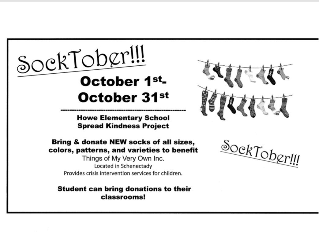 It always feels good to give!! Socktober is coming up soon grab a pair at the store to donate !!!