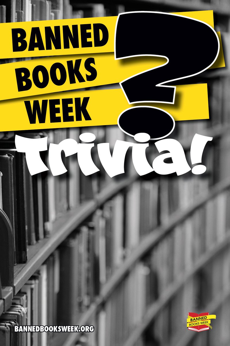 BannedBooksWeek's tweet photo. Show us what you’re doing to celebrate #BannedBooksWeek! Displays, read-outs, trivia, oh my! https://t.co/3xOU9zAmHd