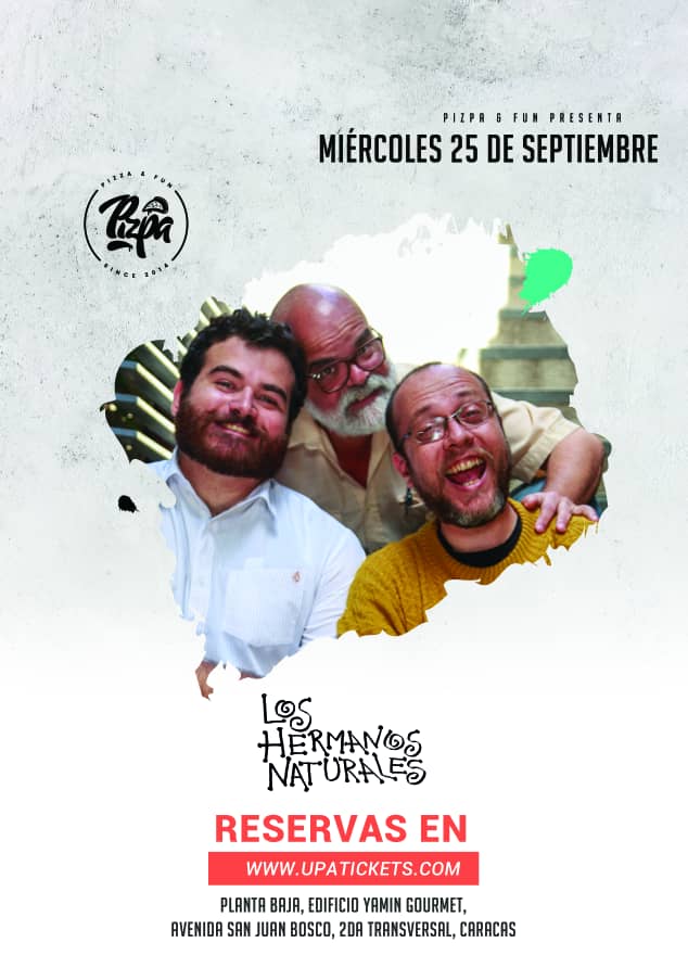 Mañana #Miercoles #25sept <a href="/hermanonatural/">LosHermanosNaturales</a> en #pizpa