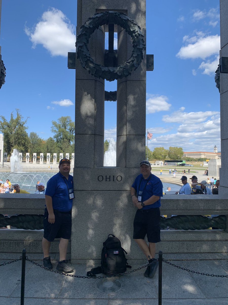 Colerain_Fire's tweet photo. Two of our own had the #honor & #privelege of providing medical oversight to today’s @HonorFlightNet TriState group of #Heroes! Medics @Keithamuspeace and Doug Rolf #humbled #fullyinvolvedfullyengaged https://t.co/kxVF90wA7f