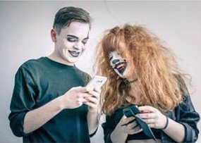 Elle_M_Davidson's tweet photo. Just love these pics of @NYTofGB 's #lexstephenson & @onesmallpumpkin in The Trial @Kardomah94 π @SMCPerfArts @edcotton97 @HumberFilmCom #theatre #clowns #drama #comedy https://t.co/Uwj7NtwO0f