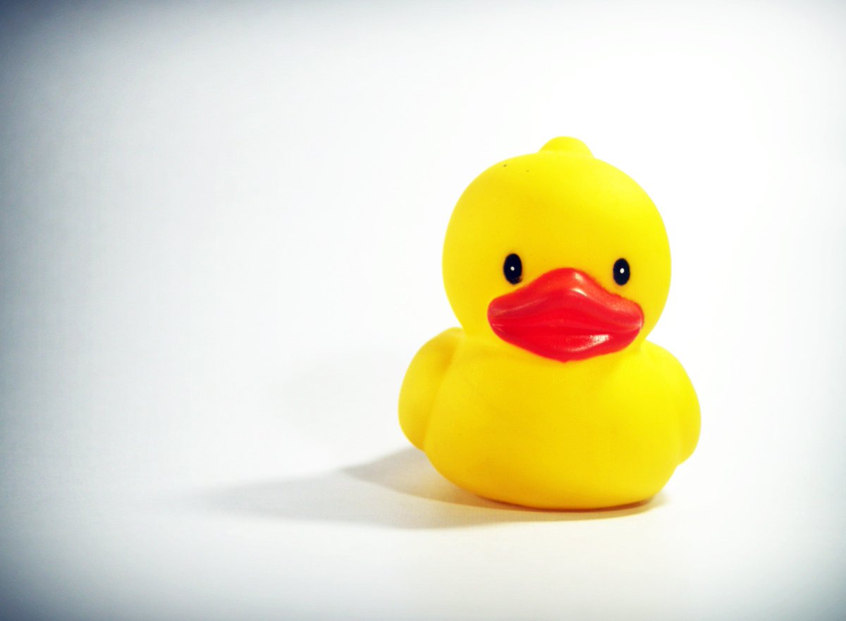 ExaVaultInc's tweet image. Finding errors and debugging code like a pro - check out our take on Rubber Duck Debugging.
Can I be Your Rubber Duck? Debugging Code With a Friend >> j.mp/2m9H9ax
..
#debugcode #rubberduckdebugging #softwareengineers