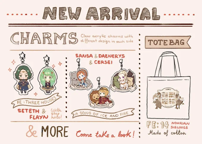 🌺 https://t.co/zCEfsUuRGu 🌺

Store reopens with new goods! 

❣️ Orders containing a tote bag with have other items shipping costs in the order refunded, since the bag costs covers shipping until 300gr. 