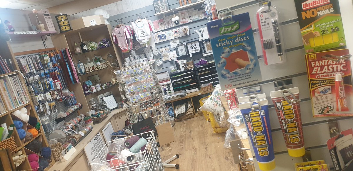 Feeling crafty? Whether you need to glue it, stick it, sew it, knit it or print it, you'll find everything you need &amp; more right here #thorparch #wetherby - open 7 days a week #wetherbyhour