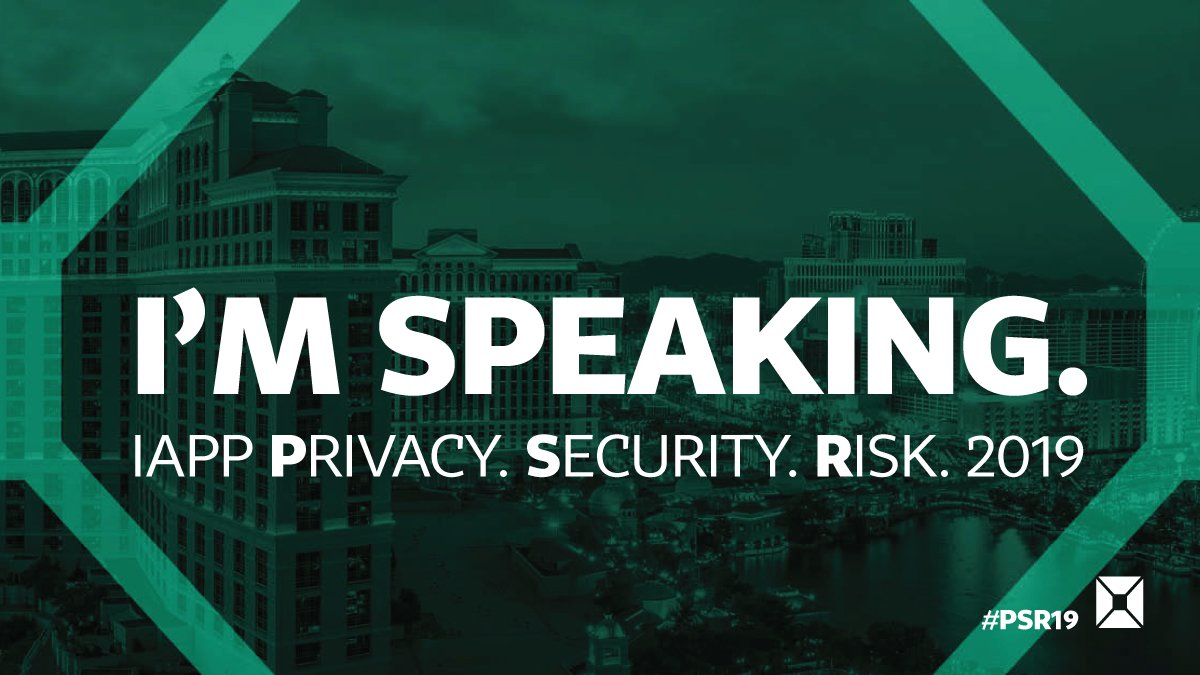 Our Privacy Consultant, Jennifer Wu <a href="/ModernPrivacy/">Jen Sellars</a>, will be speaking tomorrow on the Little Big Stage at <a href="/PrivacyPros/">privacypros</a> #PSR19. 

Stop by at 12:45pm to hear Jennifer talk about "The Privacy Rosetta Stone: How to Make Yourself Understood by the CISO and CIO" 

#IAPP #privacy