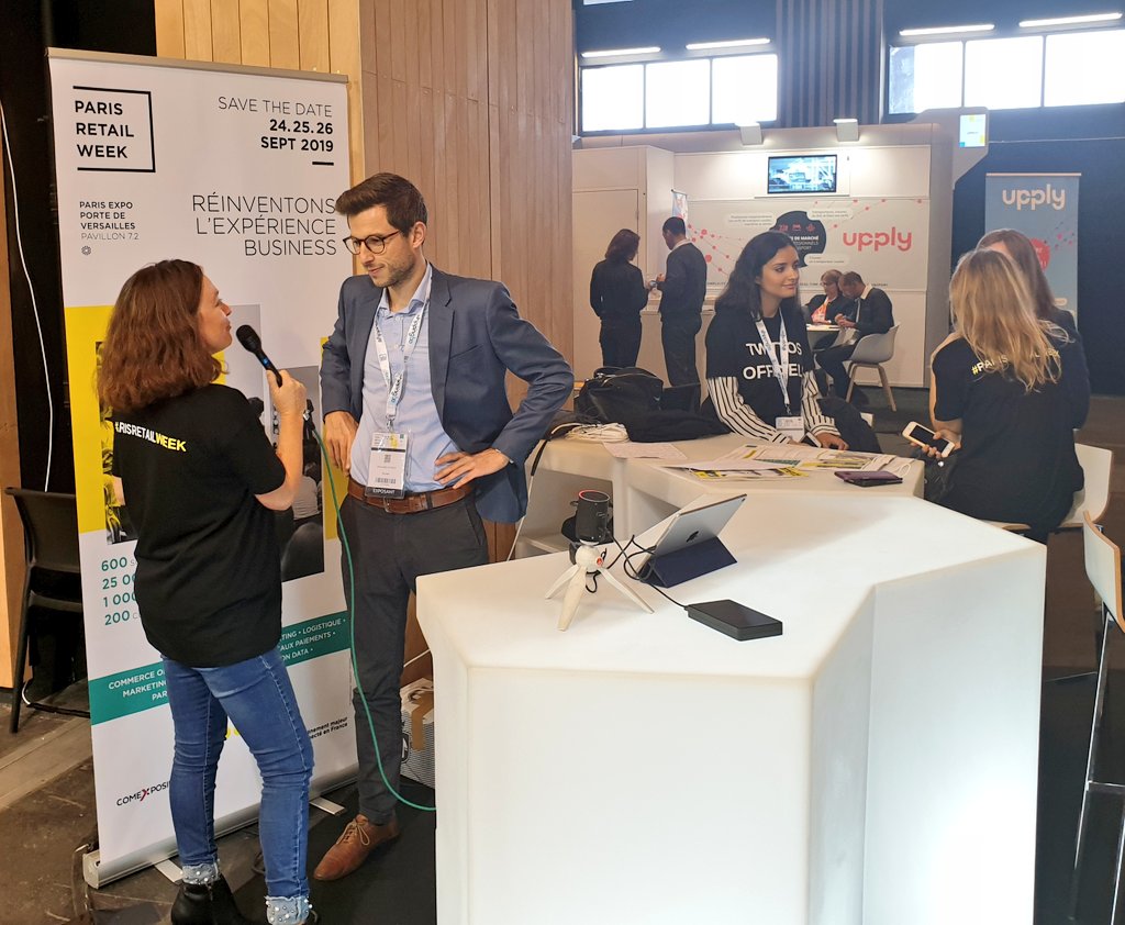 mbamdia's tweet photo. Pour la 6ème année de suite, le @mbamci - @ILV_Formations est fier d'être partenaire de @PRWOfficial - @comexposium 🤝 A ce titre, les étudiants de la promo 2020 qui feront leur rentrée mi-octobre sont déjà à l'œuvre en tant que Twittos Officiels #ParisRetailWeek #MBAMCI 📲🎙️🎥🔝 https://t.co/lMzGPIhB1p