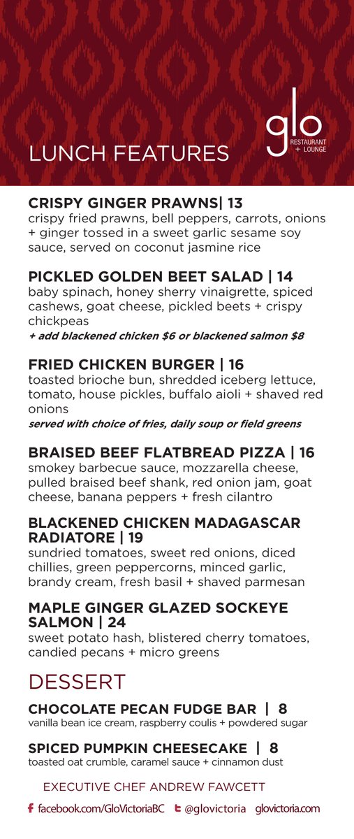 Esitellä 97+ imagen glo restaurant menu abzlocal fi