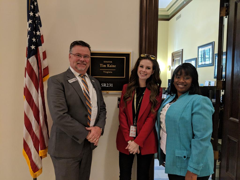 COABE Capitol Hill Day September 2019. Thank you <a href="/SenatorTimKaine/">SenatorTimKaine</a> for your support of Adult Education! #capitolhillday19 #EducateandElevate