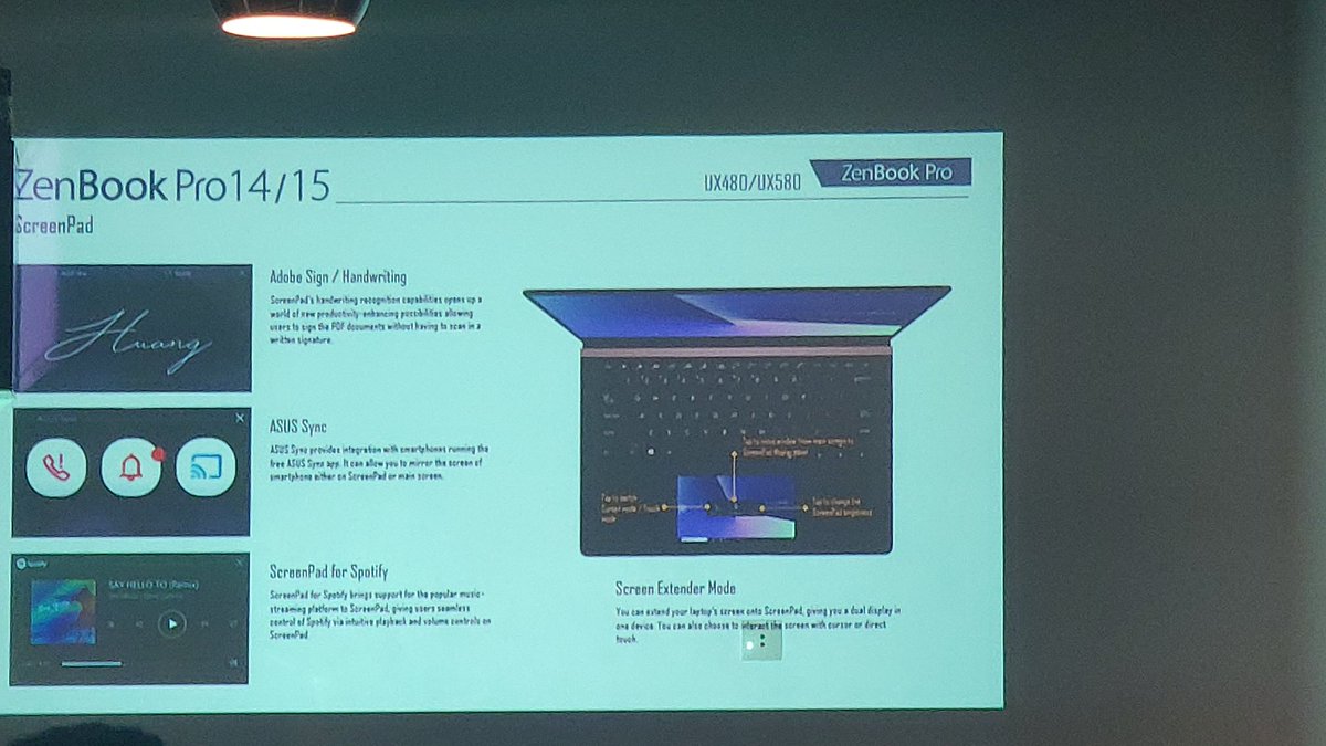 mensahmaster's tweet photo. #LeSaviezVous
Le #ZenBookPro 14 et 15 de #ASUS vous offre la possibilité de pouvoir faire du #multitasking grâces à ces fonctionnalités multiples sur son pavé numérique qui est à la fois un écran tactile.
#AsusCI #AsusIntel #Aitek #Intel https://t.co/hAwB5WV2m7