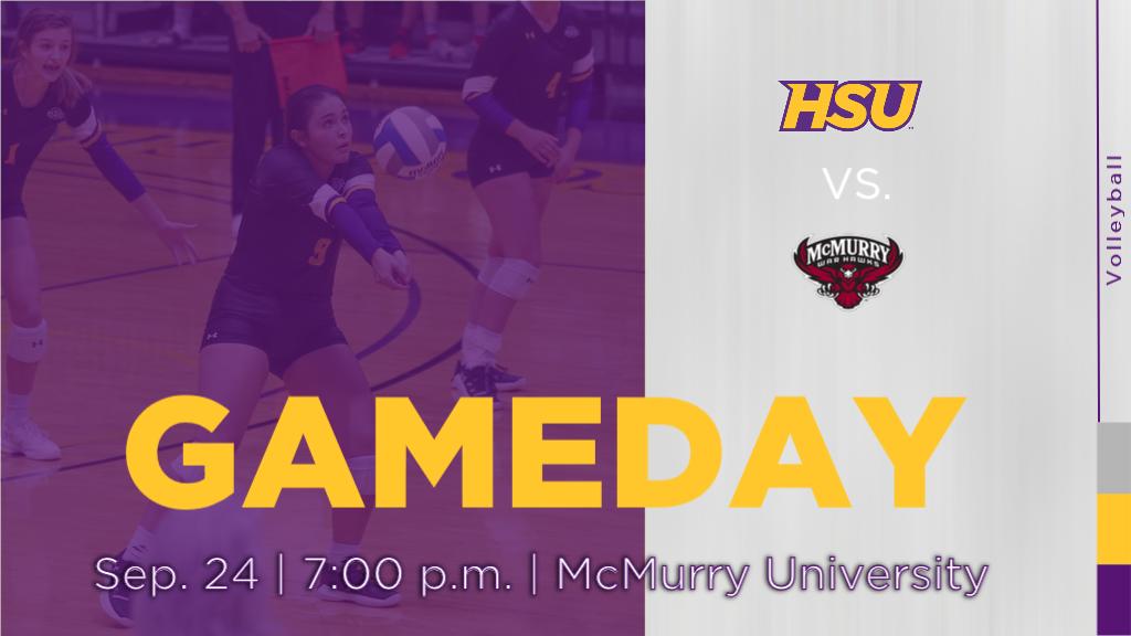 HSUAthletics's tweet photo. 🚨CROSSTOWN SHOWDOWN🚨
📍 McMurry University
⏰ 7:00 p.m.
📺 https://t.co/PiD4JTxIhU
📊 https://t.co/BpuFidGFDm
#ASCvb #D3vb https://t.co/vr8M3wYdvY