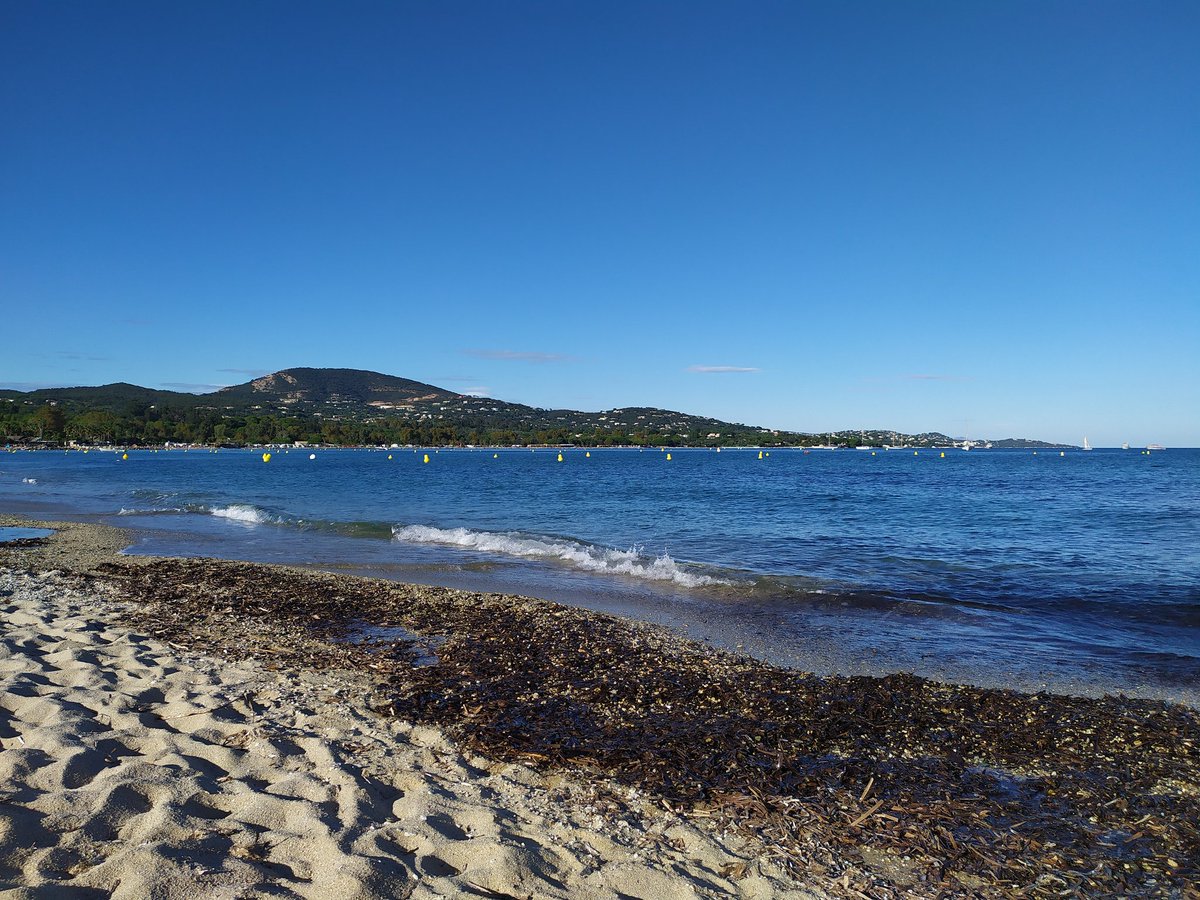 Today's reading and swimming spot in Port Grimaud. It's stunning this time of year. #gulfsttropez #portgrimaud #france