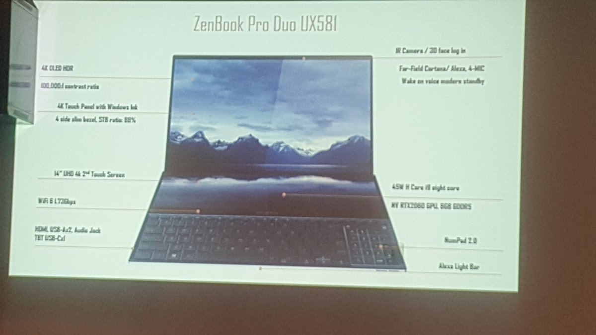 ehoumanaudrey's tweet photo. Ladies and gentlemen, je vous présente le ZenBook Pro Duo UX581 , un ordinateur ASUS à 2 écrans !
#AsusCI #AsusIntel https://t.co/0fO7QG7OQ4