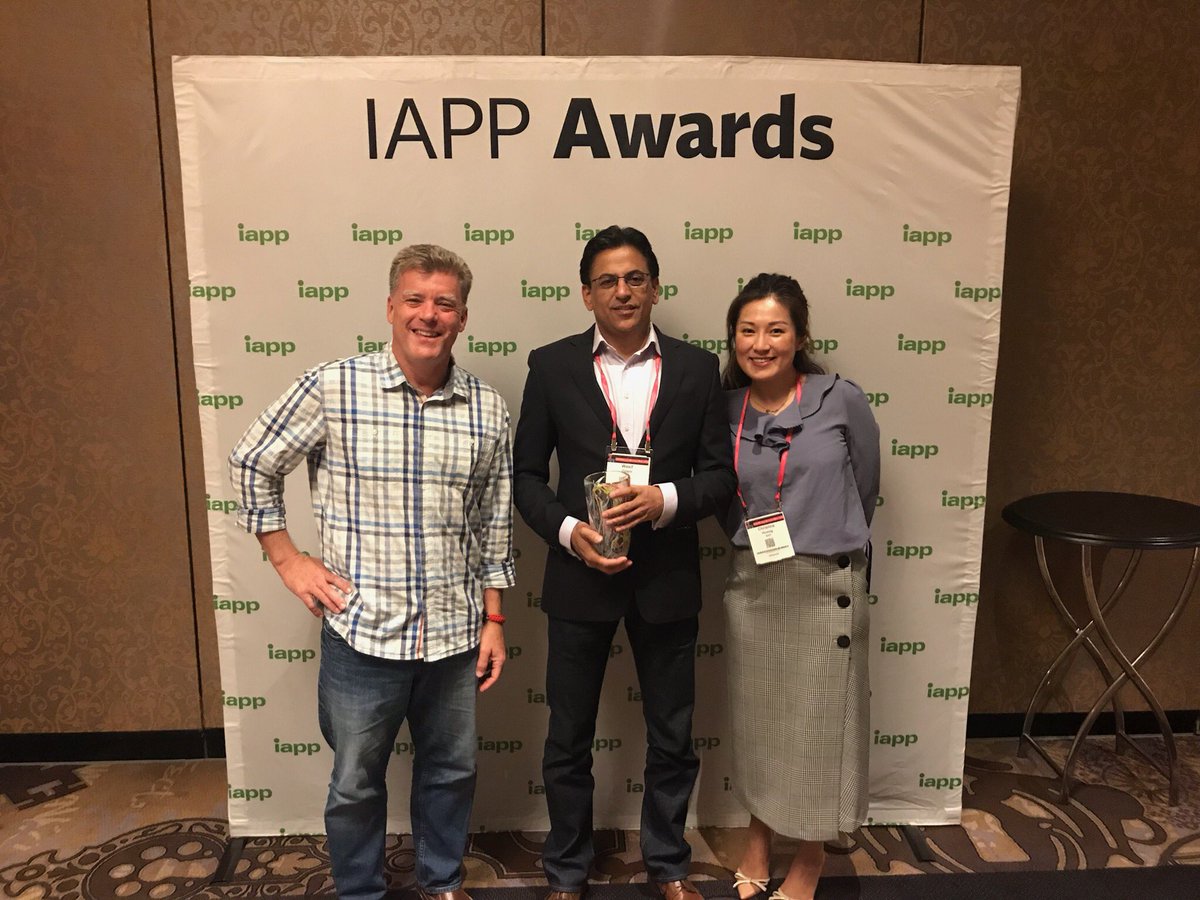 the_iapp's tweet photo. Congratulations to @SAP, the 2019 HPE-IAPP Innovation Award winner! #PSR19 https://t.co/GiTjUKYL85