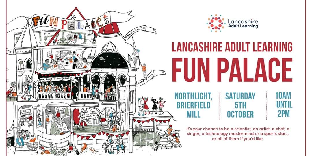 lmLALfamily's tweet image. Our #funpalace is absolutely #free and full of activities for all ages! Come along and give something new a go! Sat 5th Oct, 10am-2pm. 😊 facebook.com/events/3925080… @pendlenews @PendleLeisure @PPBrierfield @BriercliffeHub @LancsLearning @PendleConnects